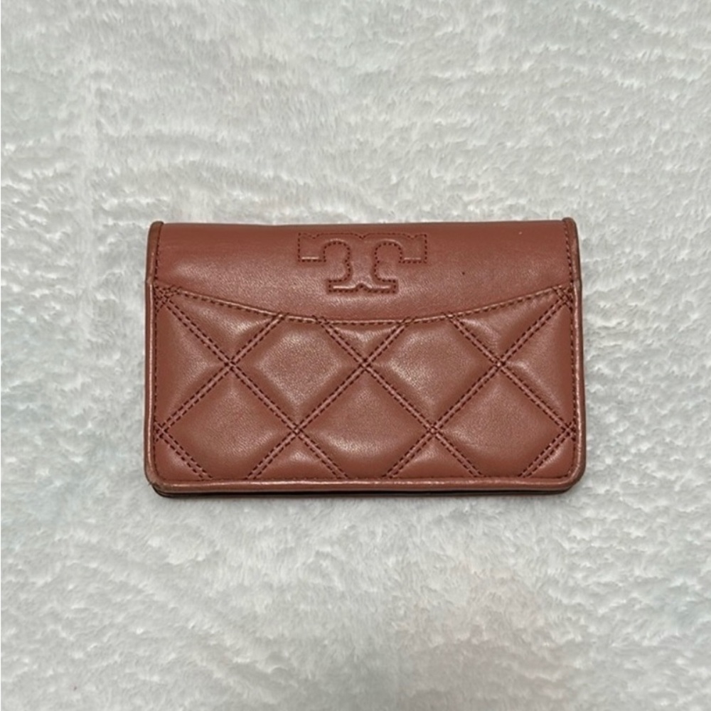 Tory Burch Fleming Mauve Pink Wallet